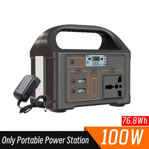 Portable 100w power station - power,