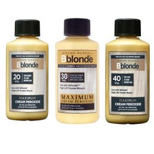 Jerome Russell Bblonde Cream (75ml) Peroxide 20 30 40 Volume 6% 9% 12% Peroxide