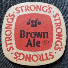 Strongs Beer Mat Uk Cat No 08