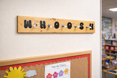 Wooden whoosh spring - whoosh/spring, board