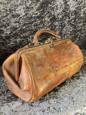 Vintage Leather Gladstone Bag