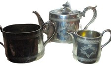 MYSTERY Tea SERVICE silver 