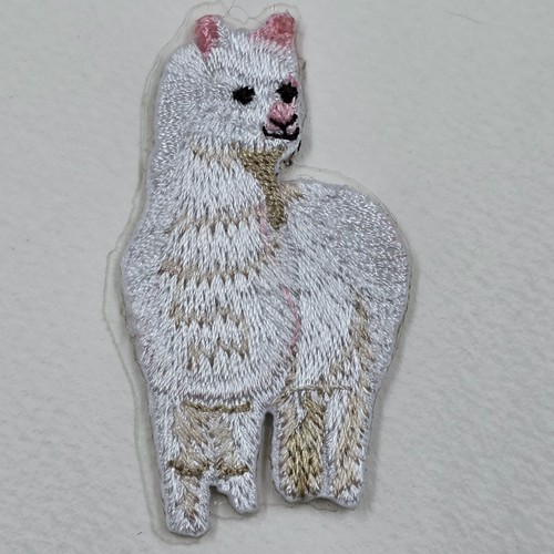 Alpaca llama embroidered - alpaca,