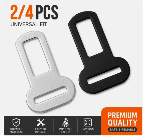 Car seat belt clip buckle - belt, 2