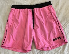 Hugo Boss Swim Shorts • Pink Swimming Trunks . Men’s Small