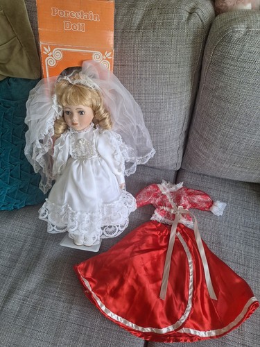 Porcelain 16inch doll - doll, in