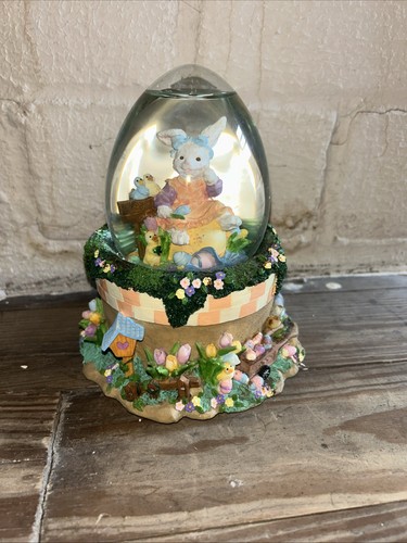 Vintage easter snow globe - vintage,