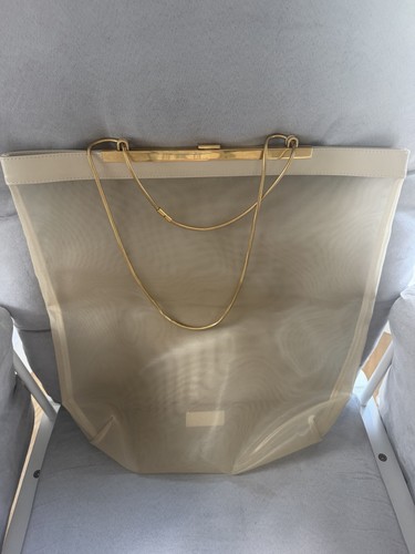 Khaite mesh bag beige augusta - khaite,