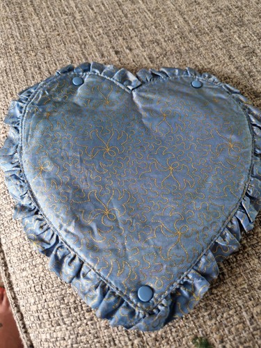 Blue heart shaped