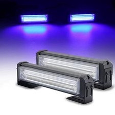 2Pcs COB Strobe Light Car