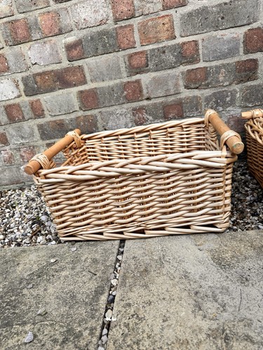 Vintage wicker basket with - wicker,