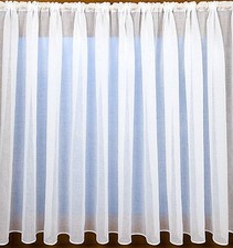 VOILE/MUSLIN WHITE WEIGHTED