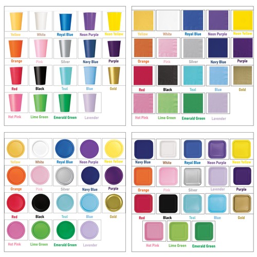 Disposable party paper napkins - paper,