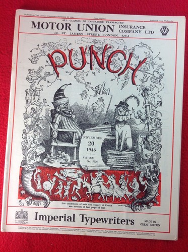 Vintage punch magazine - magazine,