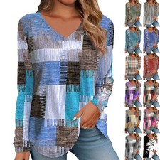LADIES CASUAL TOPS V NECK