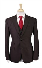Indochino Solid Brown 3-Piece