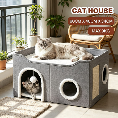 Cat house cave - cat, cats