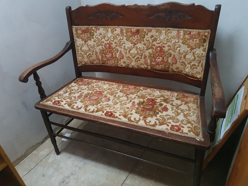 Edwardian love seat - love,