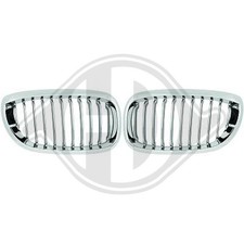 Front grille chrome bumper - front,