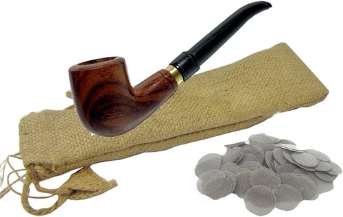 Tobacco wooden smoking pipe - tobacco,