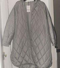 zara oversized puffer coat