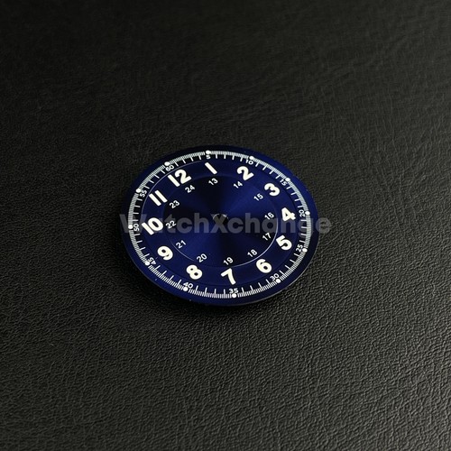 29mm blue watch dial green - watch, w/green