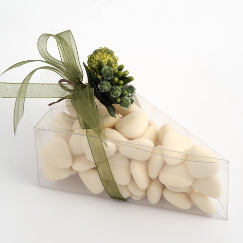 Clear plastic wedding favour - clear,
