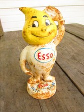 Cast Iron Esso Piggy Bank Oil