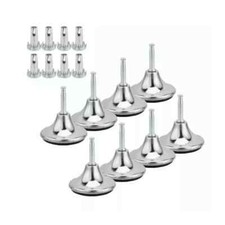 New 8x Chrome Feet Bed Legs