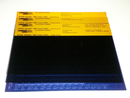 Microfiche spare parts - microfiche,
