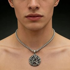 Snake Pentagram Pendant