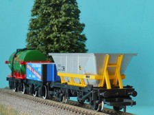 HORNBY WAGONS HAA HOPPER, CROOK & GREENWAY WAGON + CASTROL TANK ex RURAL RAMBLER