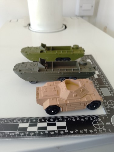 Two vintage dinky - toys, dukw