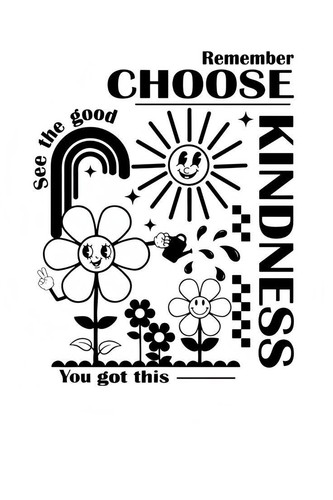 Small choose kindness vinyl - choose,