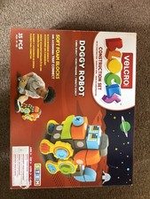 Velcro Blocks Construction Set Dog Robot Building Toy Kids Gift Stem Educational