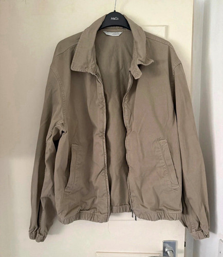 Zara men beige bomber - zara, men’s