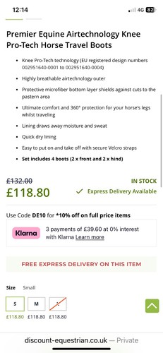 Premier equine travel boots - premier,