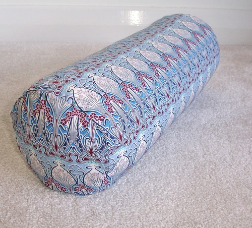 Art nouveau bolster cover - art,