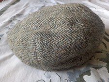 Vintage Failsworth Green Harris Tweed 'Stornoway' Flat Cap 57cm Size 7 