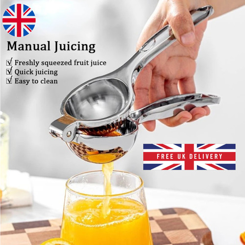 Stainless steel lemon squeezer - steel,