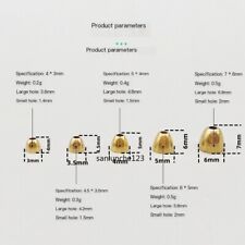 50Pcs Brass Cone Heads Tube