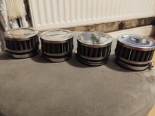 SUZUKI GSXR750 88 - 92 4X 60mm ID PANCAKE MESH FILTERS STREETFIGHTER CHOP