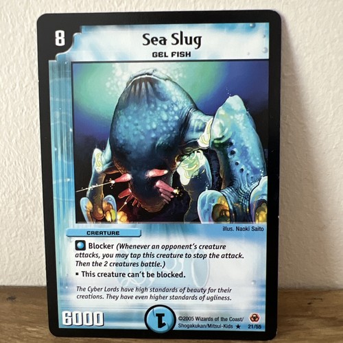 Sea slug duel masters tcg - duel,