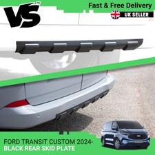 FITS FORD TRANSIT CUSTOM 24- REAR BUMPER SKID PLATE VALANCE SPLITTER DIFFUSER