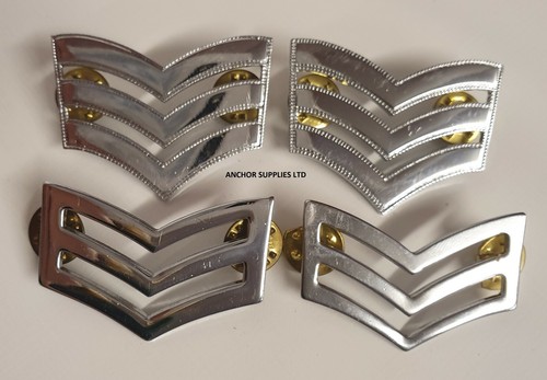 Sergeant stripes chrome - stripes,