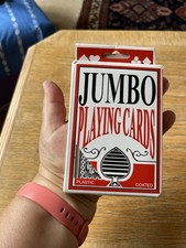 Jumbo Playing Cards Plastic Coated Complete Deck