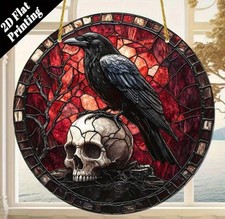 Gothic Vampire Raven Skull