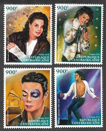Michael jackson stamps - michael,