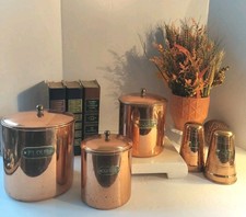 Vintage 1970s Copper Plated