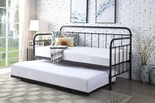Harlow Black Metal Day Bed